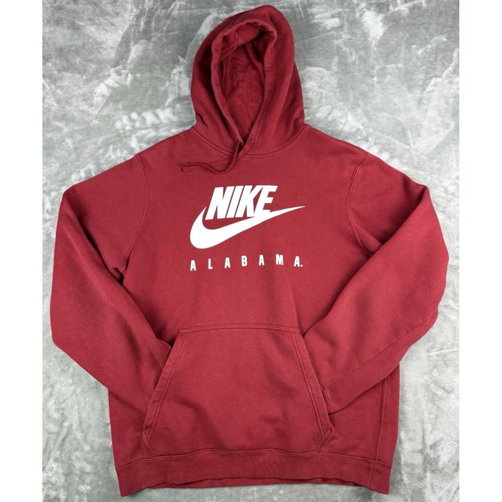 Nike Alabama Crimson Tide Hoodie Mens XL Red Pullover Sweatshirt